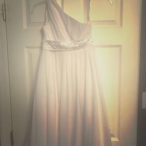 Girls jr bride/flower girl dress